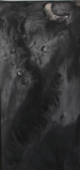 Sumi moon 2 墨の月2 70x35 cms 2005