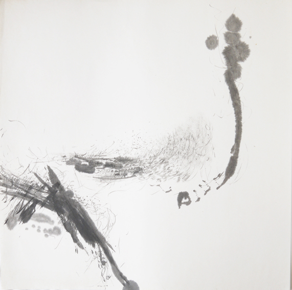 Breathing with the wind 1.5  風と共に呼 1.5 69 cms X 70 cms 2004