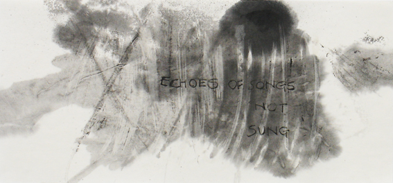 echoes of songs not sung 16 x 35 cms 2003